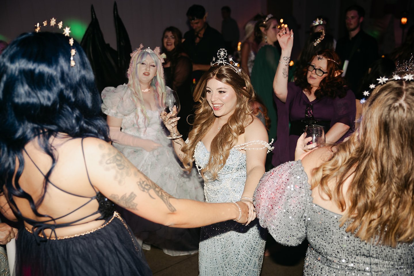 Group dancing at The Night Court Ball