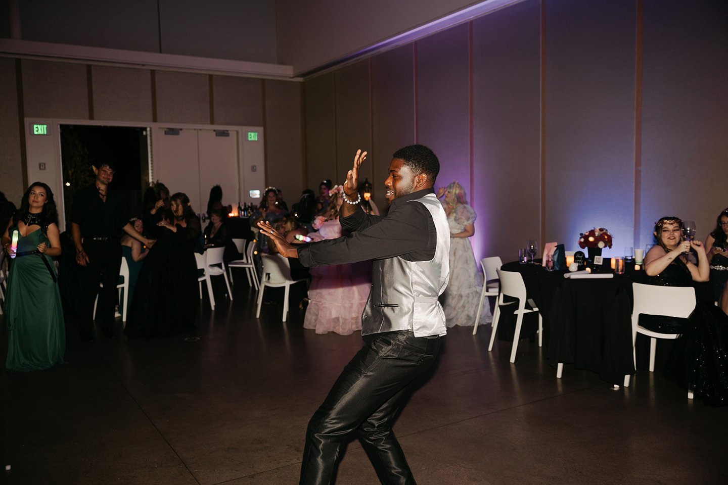 Spotlight dance moment at The Night Court Ball